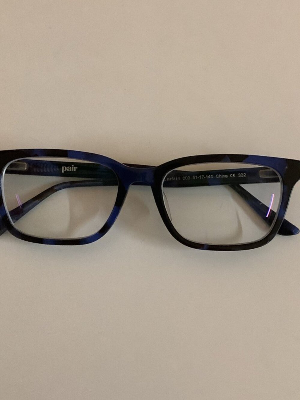 Pair Eyewear The Larkin 003 Blue Tort Eyeglasses, Used Has Markings As Shown